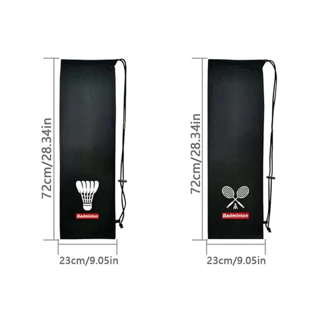 الرباط جيب مضرب بدمنتون حقيبة سعة كبيرة الفانيلا غطاء مضرب تنس أكياس 23 سنتيمتر x 72 سنتيمتر واقية كم
