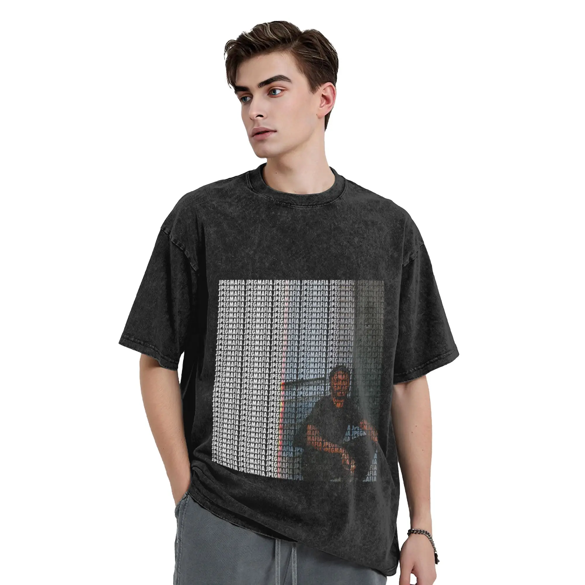 JPEGMAFIA (Veteran) Text Design Classic Cool A Vintage Oversized Cotton Unisex T-Shirts