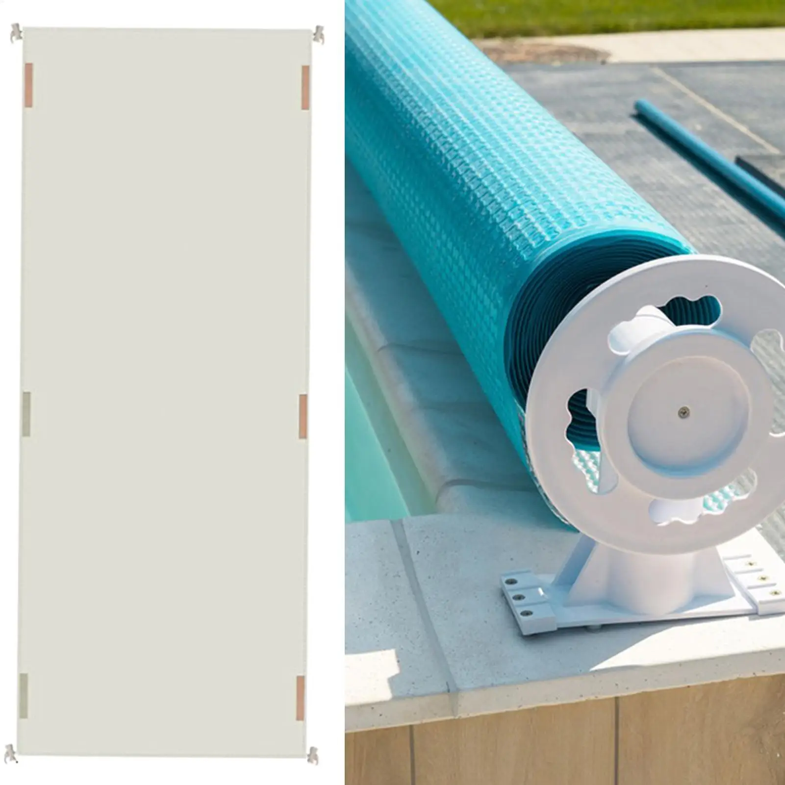 

Swimming Pool Solar Reel Protective Cover, Waterproof Pool Reel Cover Solar Blanket Cover for Pools up to 20 Feet Wide
