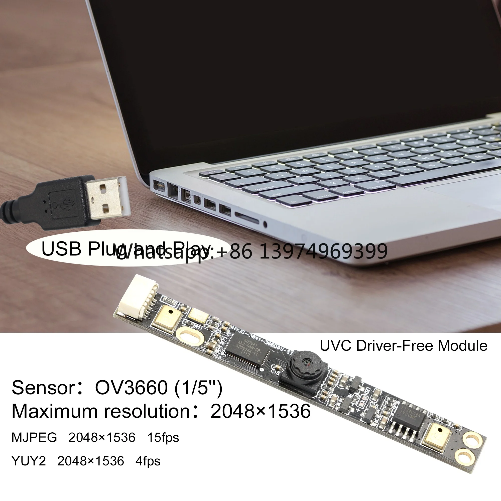 OEM 2MP 3MP OV3660 120Degree fisheye infrared camera module pcb 1080p mini Camera Module usb2.0 for Laptop