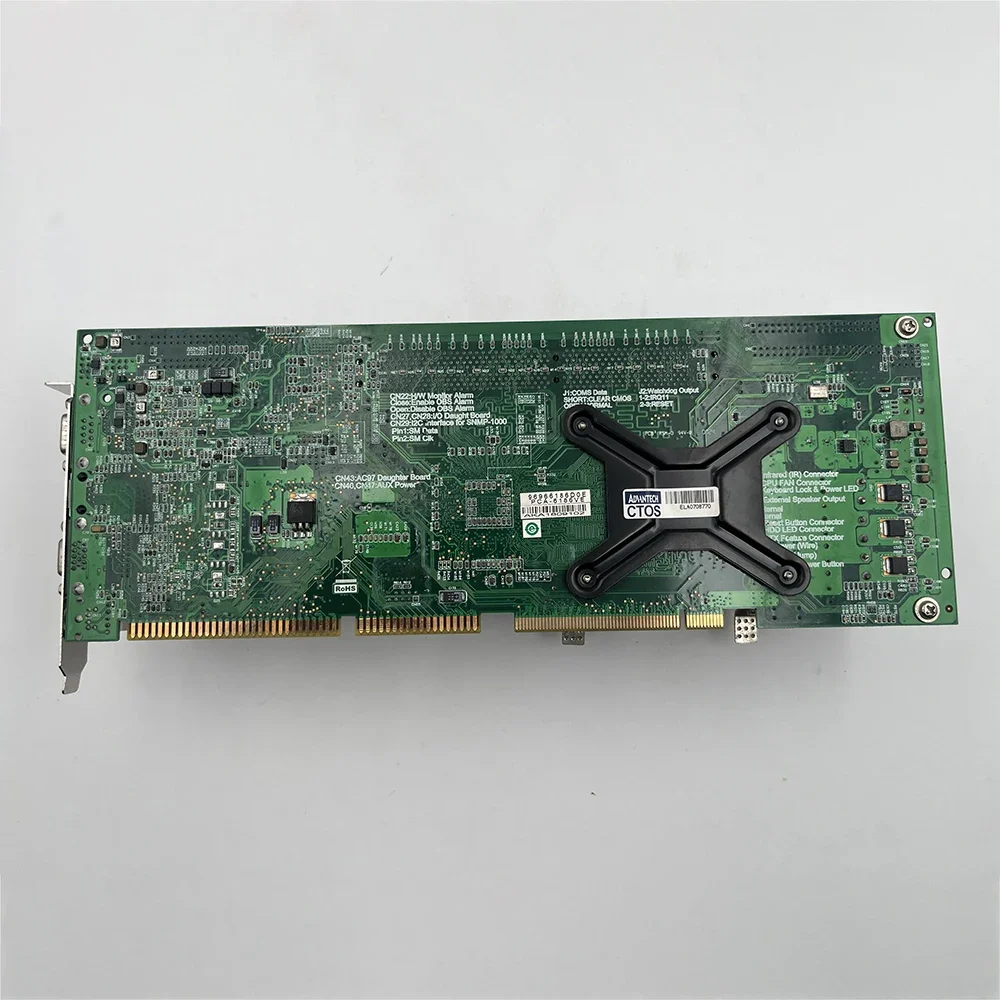 Perfect job For Advantech PCA-6186 REV B2 PCA-6186E2 Industrial Motherboard Dual Network Port with CPU Memory