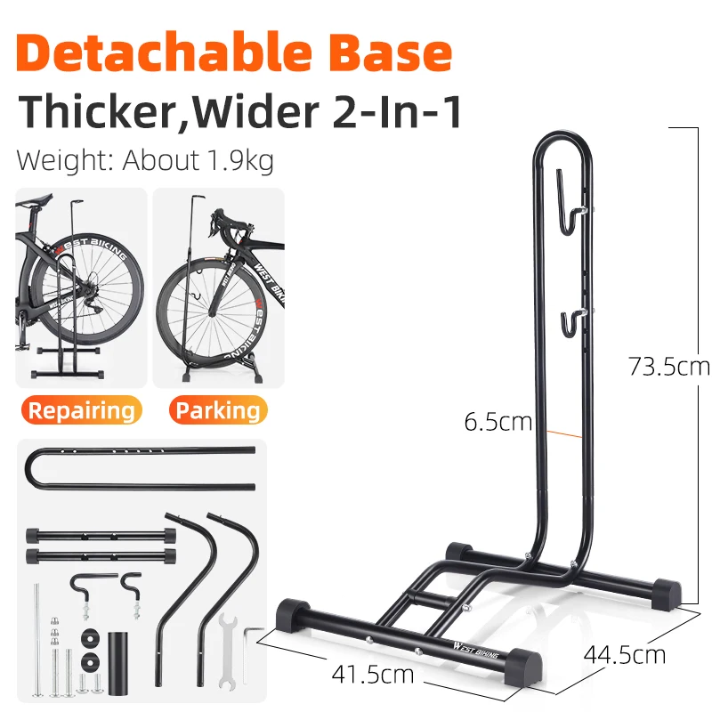 West Biking 3 In 1 Fietsenrek Multifunctionele Fiets Indoor Garage Opbergstandaard Mtb Racefiets Onderhoud Stand