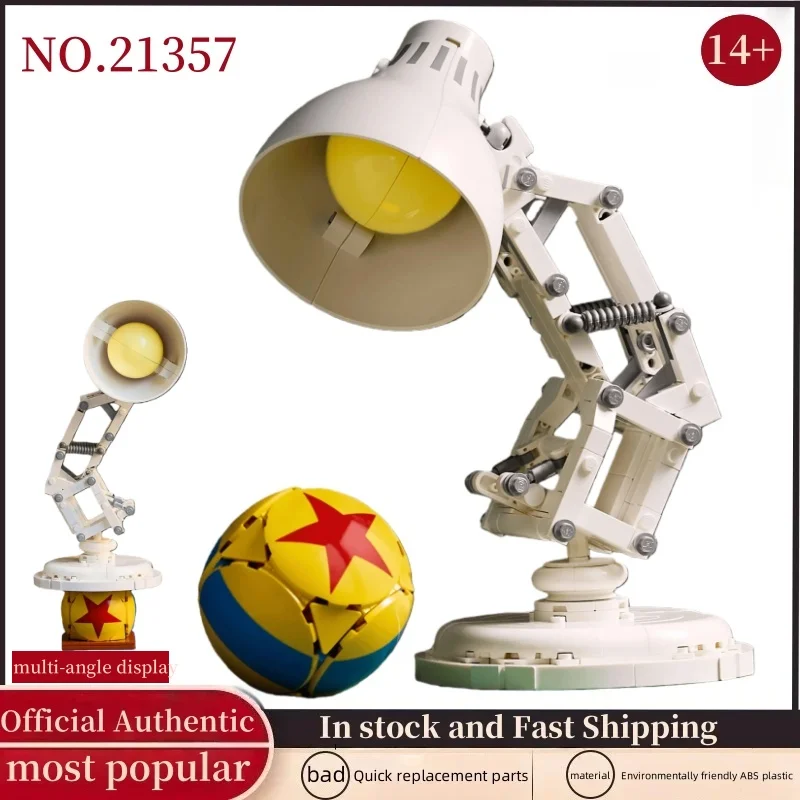 

2026 NEW 613PCS Lamp Room Decor Building Set 21357 Creative Model Educational DIY Bricks Toy For Kid Christmas Birthday Gift