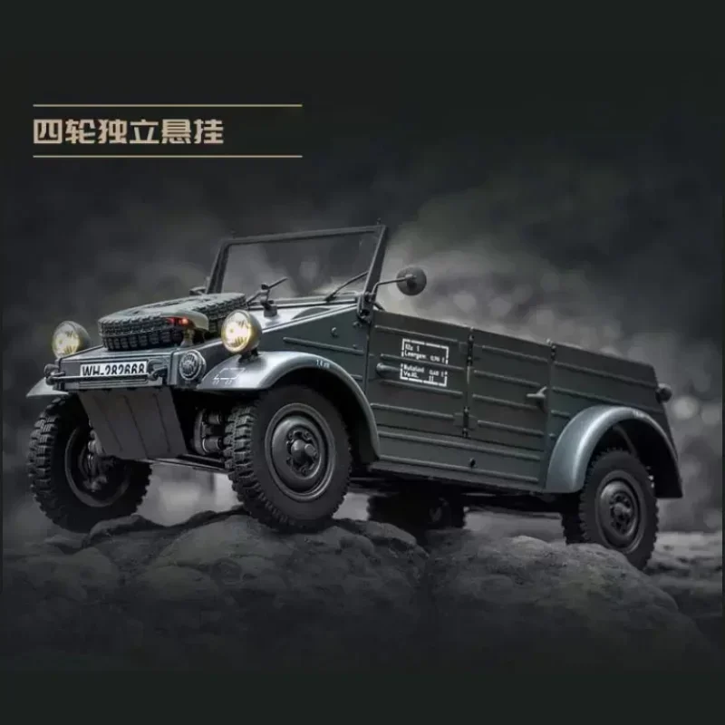   1:12 Type82 Bucket Car 4ch Simulation Electric Remote Control Car Model Four-wheel Drive Variable Speed Toy Rc Climbing Car