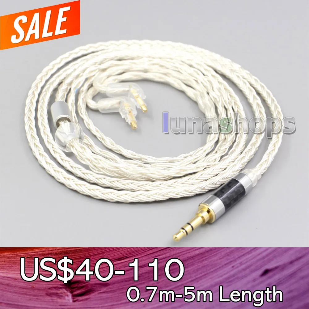 

LN007202 16 Core OCC Silver Plated Headphone Earphone Cable For Sony MDR-EX1000 MDR-EX600 MDR-EX800 MDR-7550