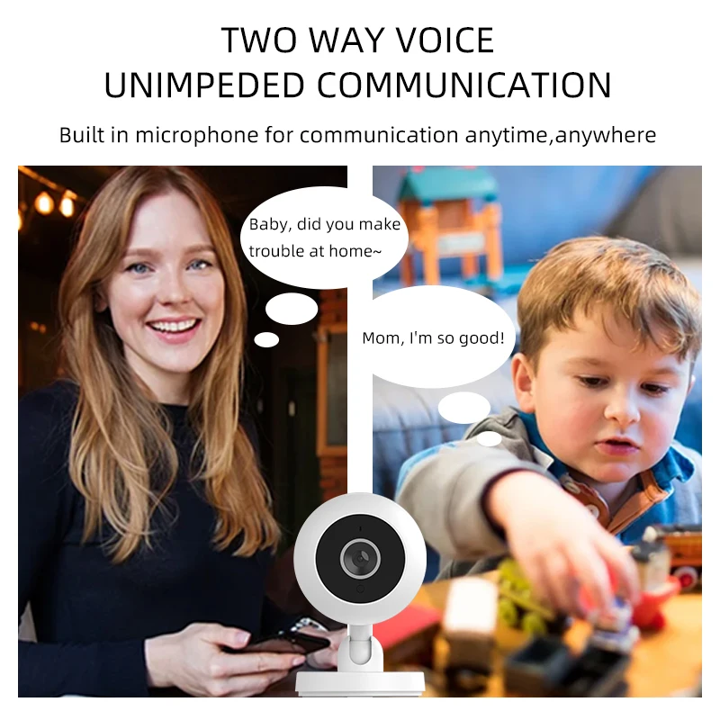 1080P IP WiFi Camera Surveillance Security Baby Monitor AI Human Tracking Cam Automatic Night Vision CCTV Indoor Video Camera