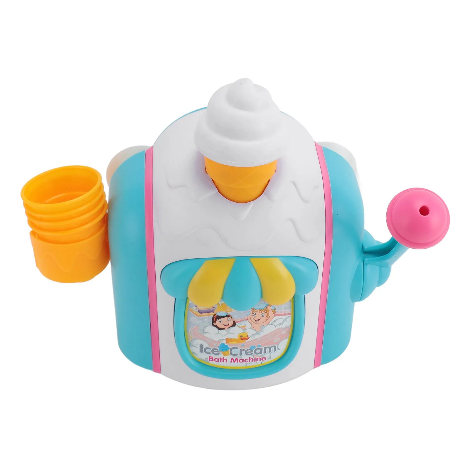 صفقة التخليص حمام التظاهر لعبة الآيس كريم مثيرة للاهتمام صانع الآيس كريم فقاعة مع أكواب شفط لعبة حمام للأطفال الصغار بنين بنات #2