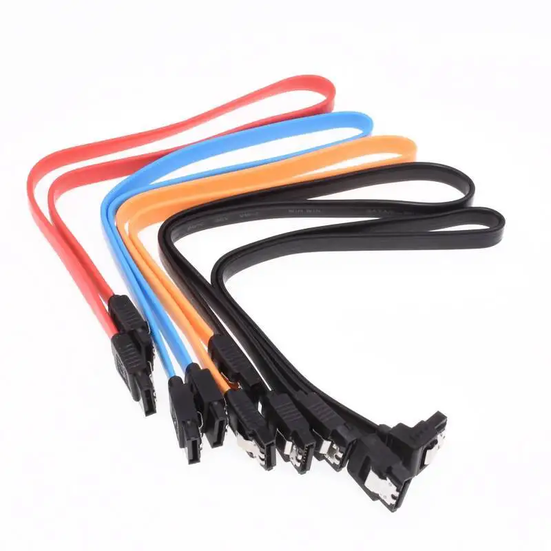 1 Stück Hochgeschwindigkeits-SATA 2.0 3.0 Solid-State-Laufwerk Serielles Datenkabel 6GB/S 8-Kern Kupfer Flexibel – Detail 2