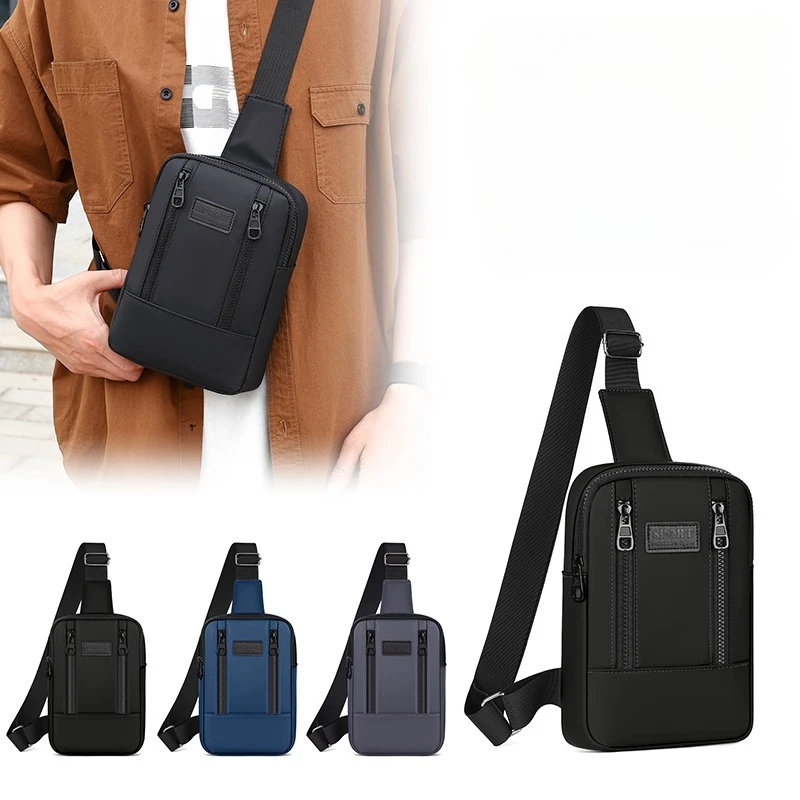 

Men Chest Bag Fashion Shoulder Chest Rig Man Sports Crossbody Bags for Male Mini Body Phone Bag Handbag Travel