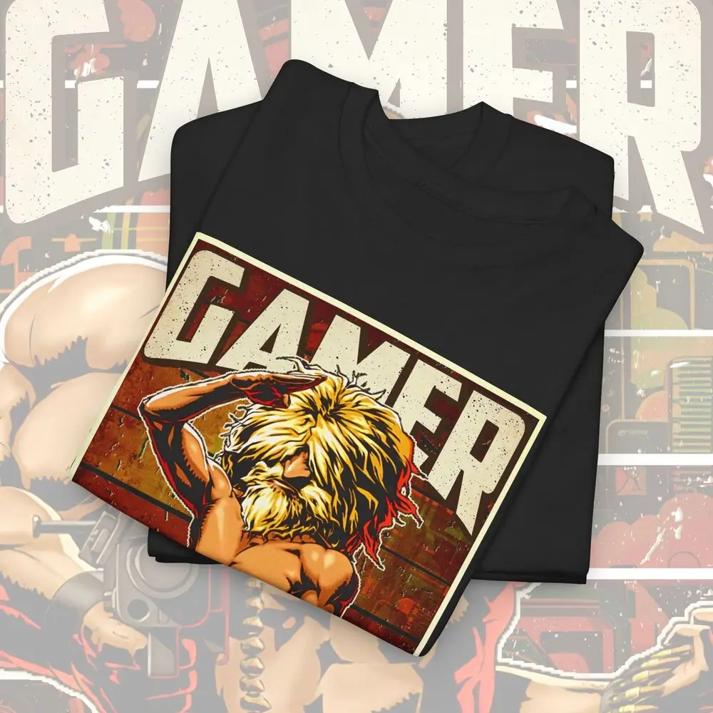 Metal Slug Gamer Unisex Tee, Retro Gamer Life T-Shirt Collection, Arcade Gaming