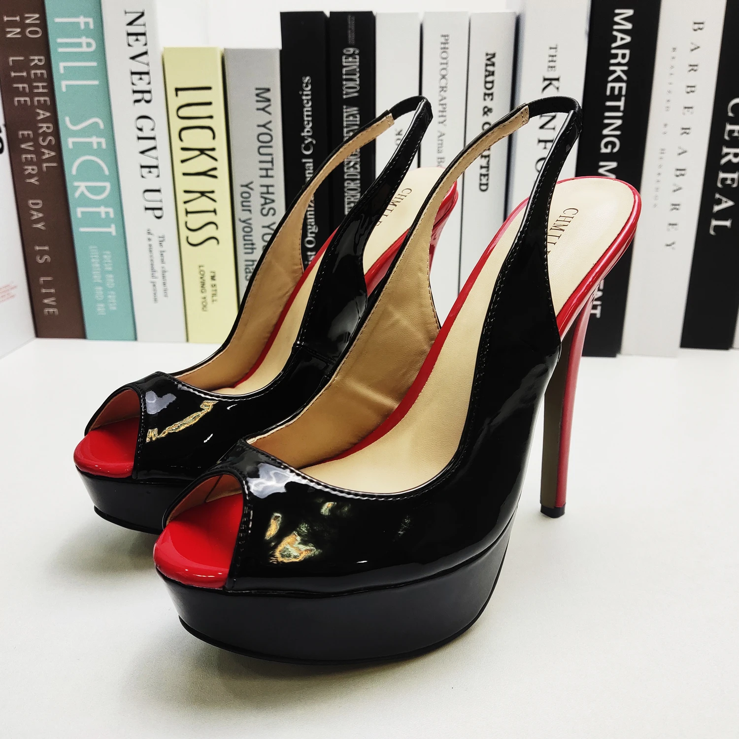 

【Measure your feet length before order】New Summer Sexy Women High Heels Sandals Fashion Back Strap Party Platform Pumps 3463-LS