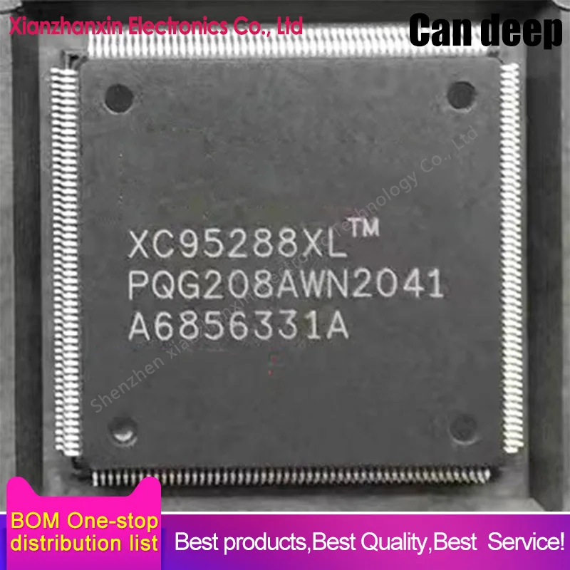 1PCS/LOT XC95288XL-PQG208  XC95288XL-PQ208 XC95288XL QFP208 Programmable logic chips in stock