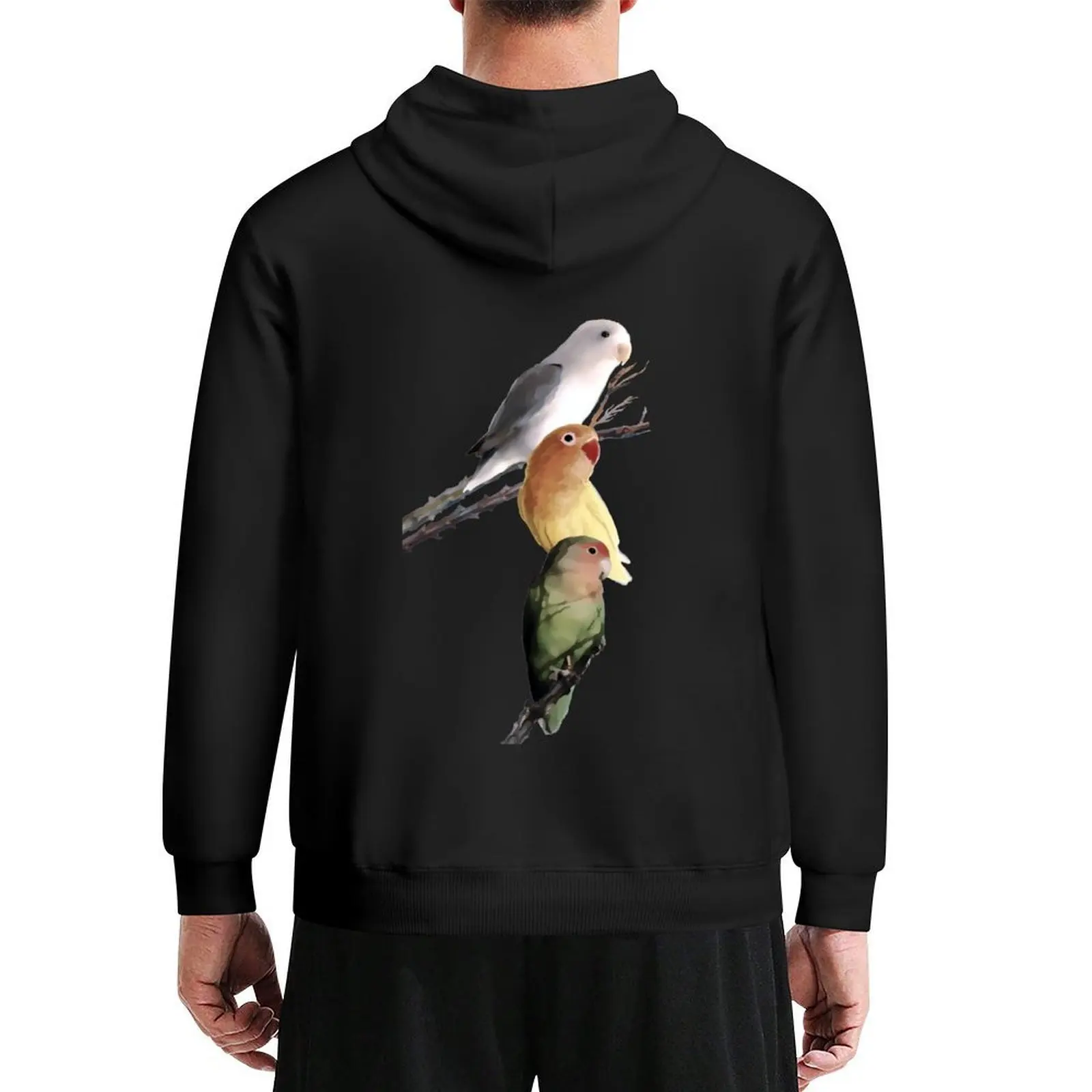 

Gorgeous Lovely Lovebirds Hoodie men's sweat-shirt set anime clothes men wear men's sweat-shirt pullover hoodies