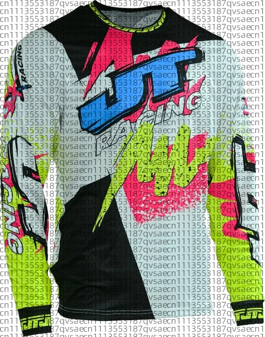 Long Sleved Cycling Clothes Breathable Quick Drying Mountain Bike Off Road Motorcycle Long Sleeved Men and Women Cycling Tops
