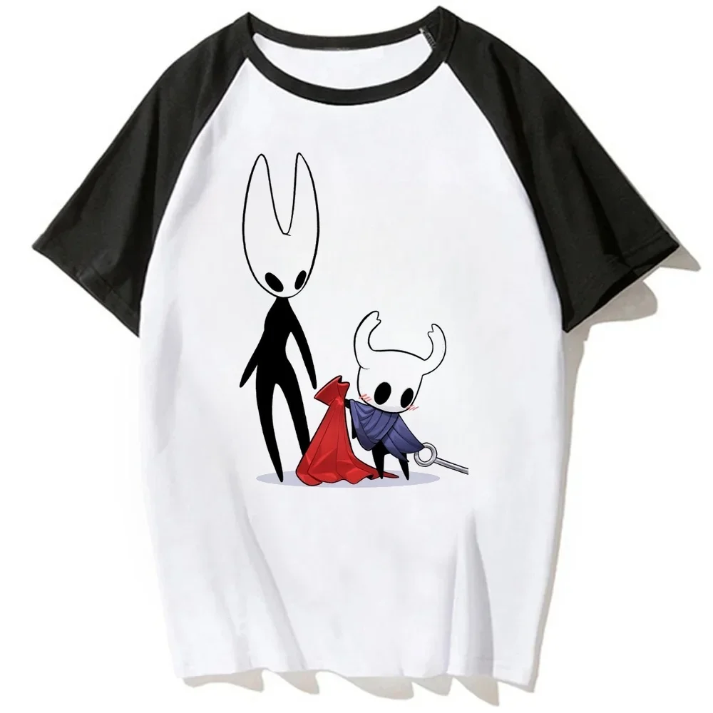 Hollow Knight top tees shoujo korean fashion gyaru emo t shirt party manga Psychedelic japan 2000s