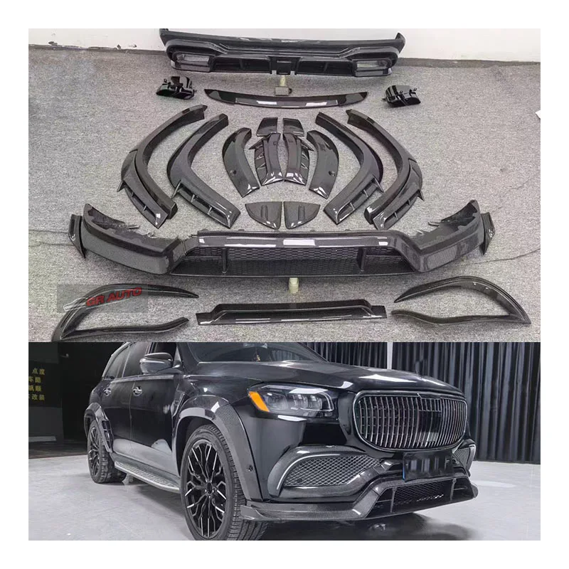 Dream Garage New For GLS  Upgrades MSY Style Carbon Fiber Front/Rear Body Kit With Bolt-On Universal Fitment And Protecti
