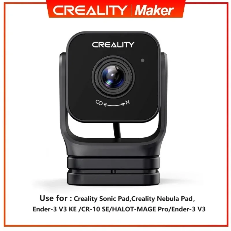 Creality Nebula Camera Upgrade 3D Printer Real-time Monitoring Time-lapse Filming Spaghetti Detection Manual Focus USB Interface