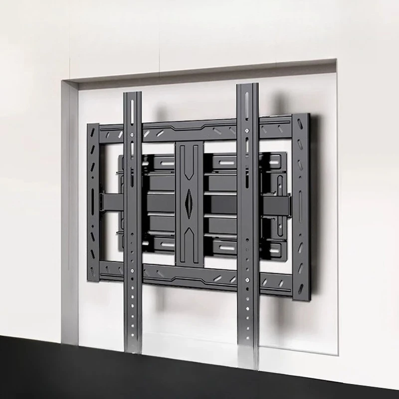 

Wall Hanging Folding Ultra-Thin Tv Hanger Telescopic Rotating Bracket 55/65/75/85 Inch Tv Universal