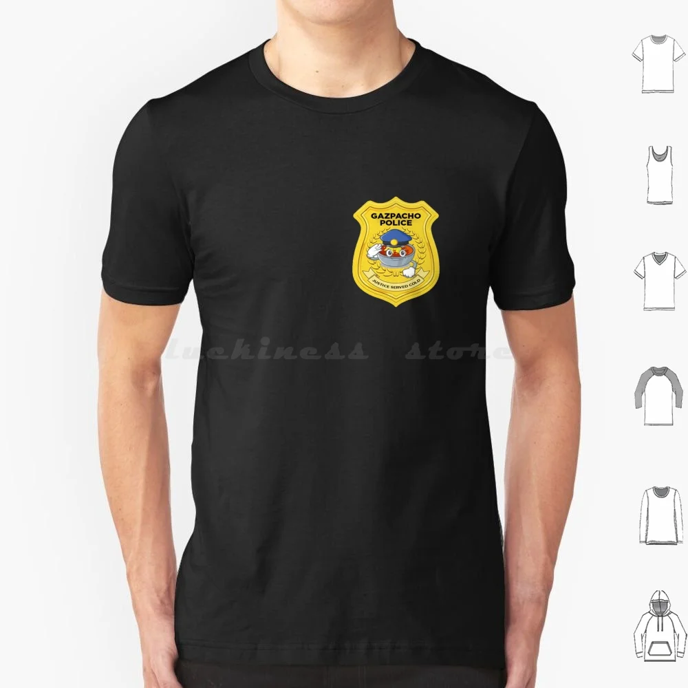 Gazpacho Police Badge Vintage Colors T Shirt Cotton Men Women Diy Print Gazpacho Police Nancy Pelosis Gazpacho Police Marjorie