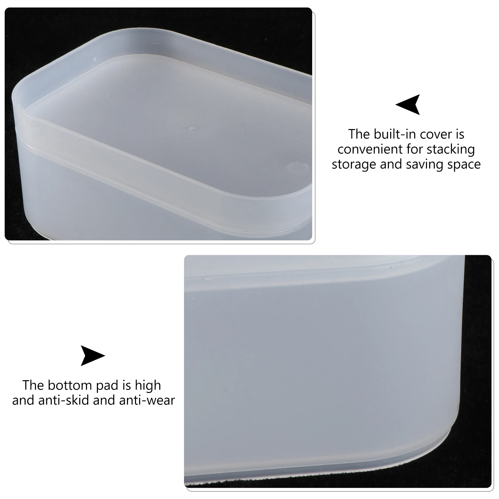 

1pc Cosmetics Storage Box Desktop Makeup Organizer Large Capacity Container For Home Lightweight Space-Saving Premium