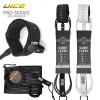 Surf Rope SUP Board PRO SERIES Surfboard Leash 7mm6-9FT Non-Slip Upgrade TPU Double Stainless Swivel Surfing Foot Rope