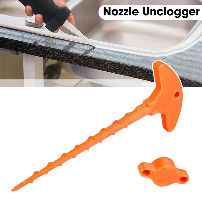 1 Set Glass Glue Sealing Cap for Glass Caulk Tubes Fits Standard Sizes Handy DIY Tool Sealant Gun Nozzle Clog Prevention Tool