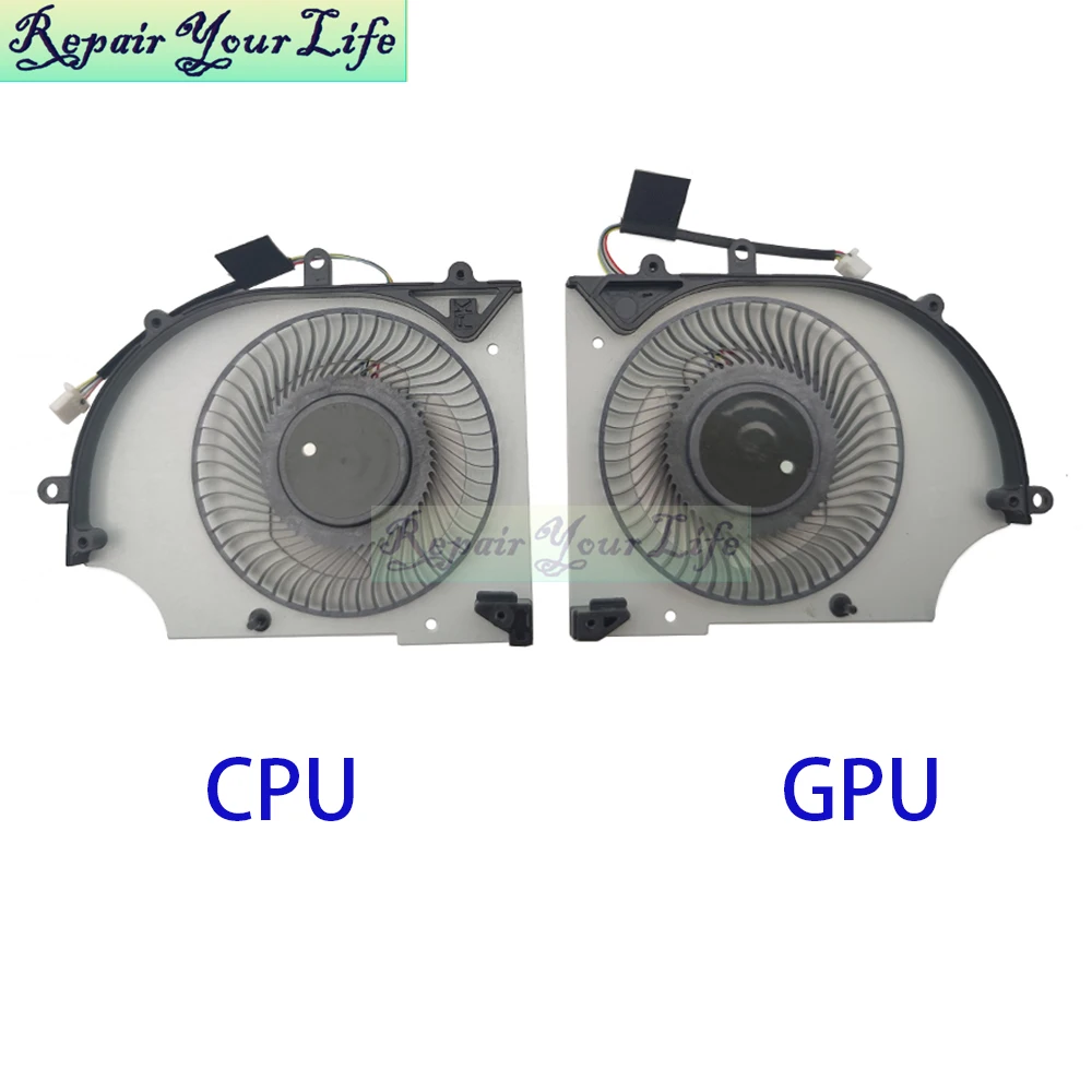 Laptop Cooling CPU GPU Fan For MSI Stealth 16 AI Studio A1V A1VIG A1VHG A1VGG A1VFG BS5405HS U5N U5P 15F3-GPU 15FK-CPU DC5V 1A