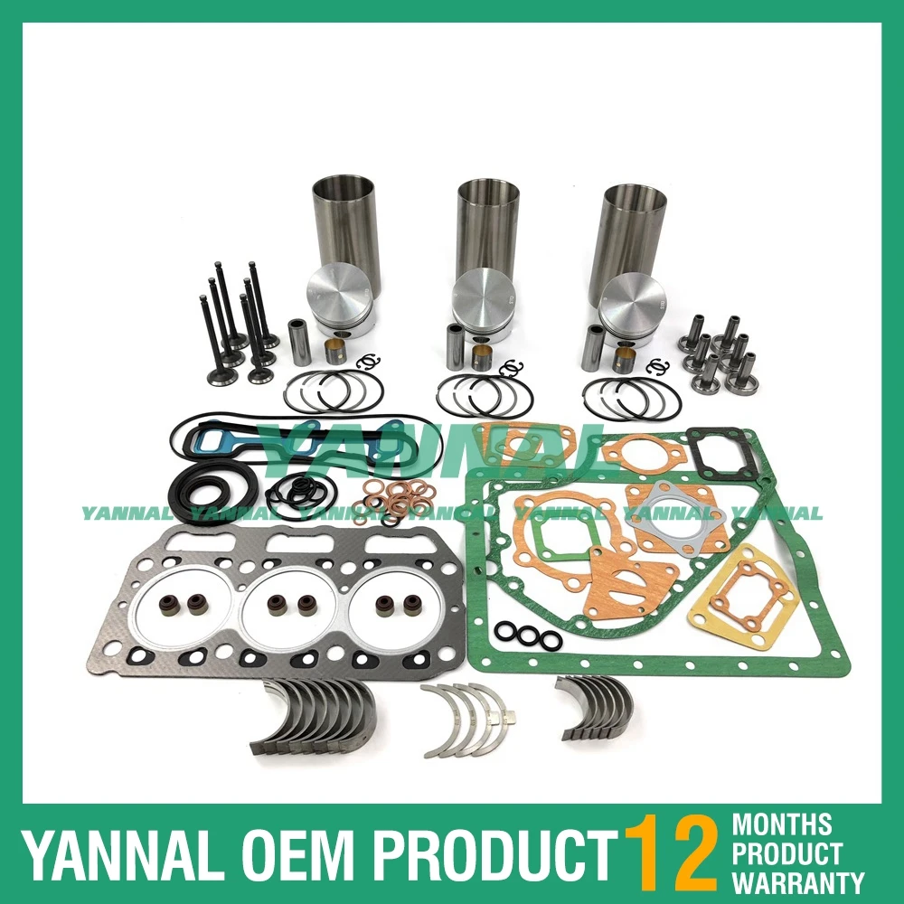 

Комплект для ремонта деталей двигателя экскаватора Yanmar 3GM30
