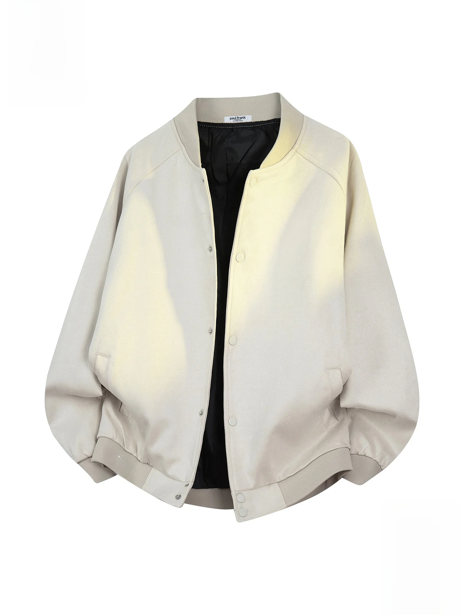 

Свободная повседневная куртка Paul Frank M с бейсбольным воротником, зимняя новинка, однотонная, с принтом обезьяны, в японском стиле, верхняя одежда