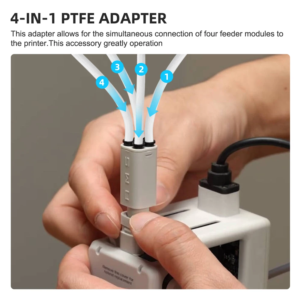 طابعة بامبو لاب ثلاثية الأبعاد AMS خيوط محور خمسة مكونات تبديل المواد الاستهلاكية طباعة متعددة الألوان لأجزاء صغيرة Bambulab A1/A1 #3