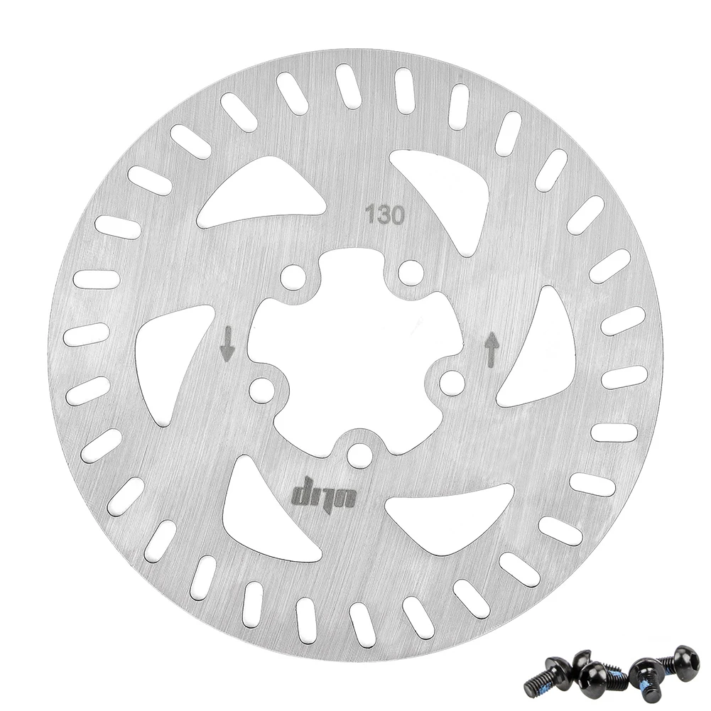 

130mm 5 Holes Brake Disc Rotor W/Screws For Electric Scooter XiaoMi 4 Pro Stainless Steel Disc Replacement Part Accessories