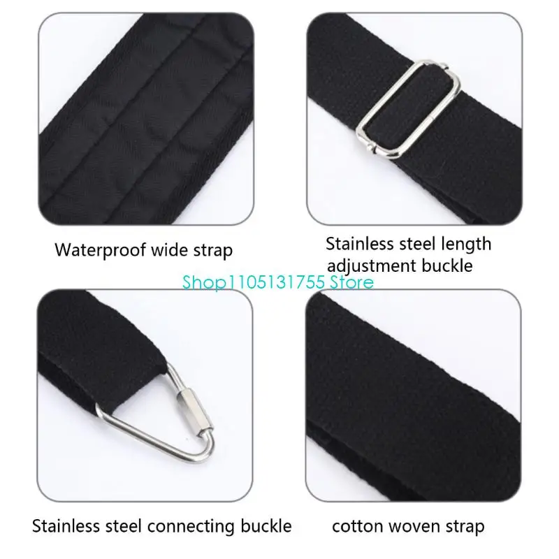 K0EF Pilates Foot Strap Accessory for Fitness Equipment Providing Regulable Length to Boosting Performances and Flexibility