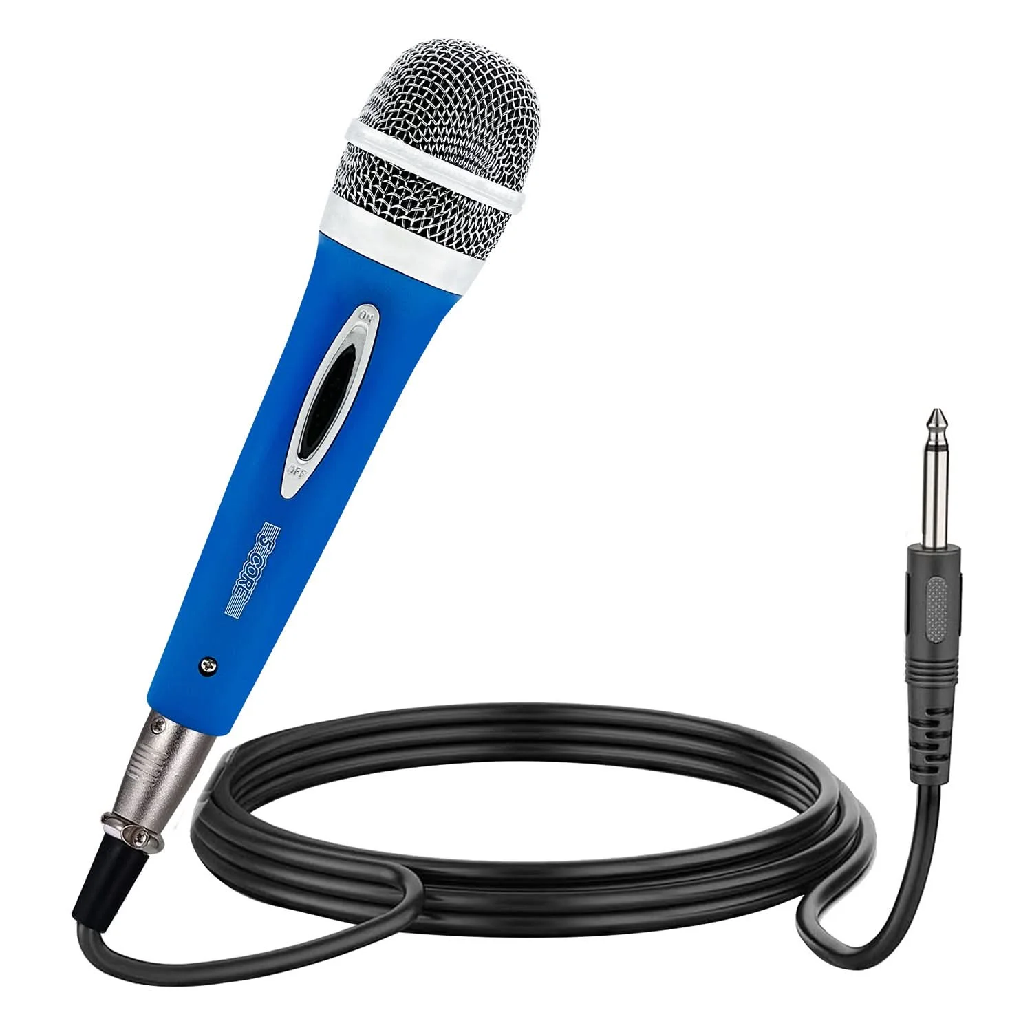 

5 Core XLR Microphone Dynamic Mic Karaoke Singing Studio Mics Handheld Microfono PM 286 BLU