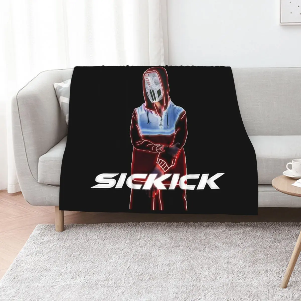 

Sickick Music S!ckK!ck Throw Blanket Luxury Throw Decorative Sofa Flannel Sofas Blankets