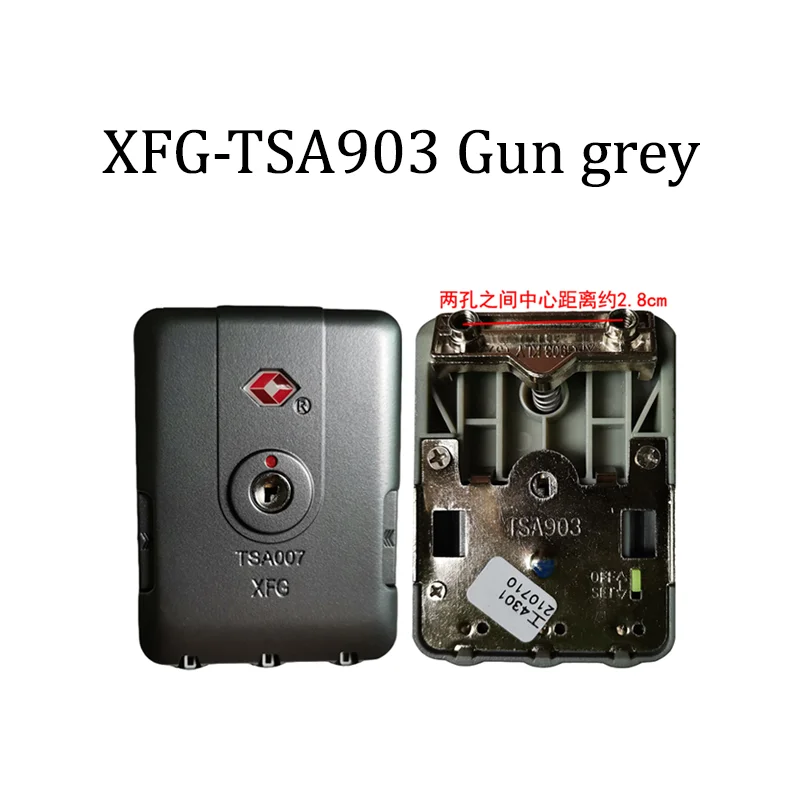 Suitable For TSA-903 Original Baggage Customs Lock Luggage Accessories Combination Lock Simple Portability Anti-theft Security