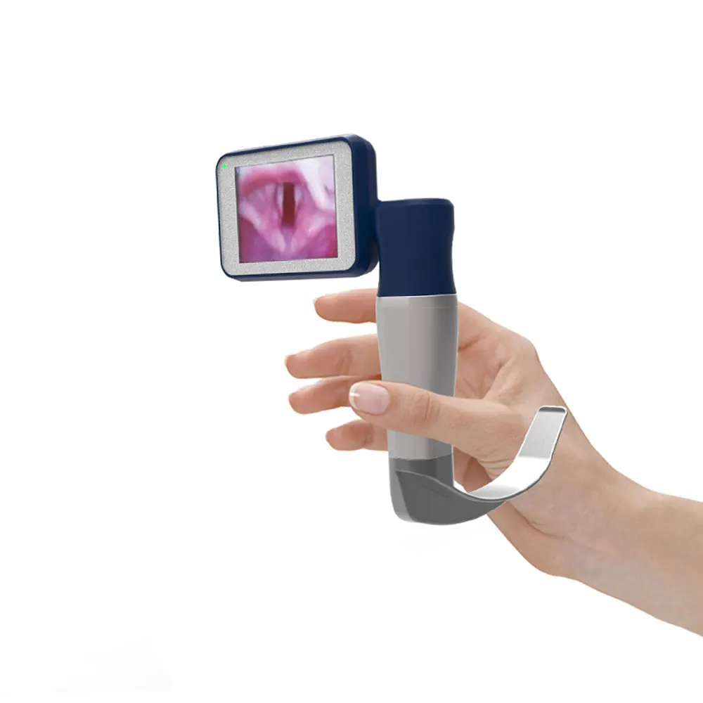 LTEV01 Set di laringoscopia portatile ricaricabile Video laringoscopio con lama riutilizzabile rigida per adulti e pediatrici con