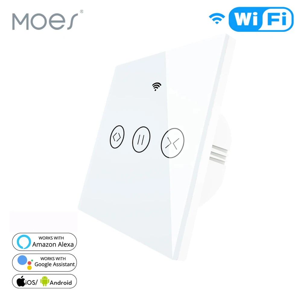 

Умный выключатель для штор с Wi-Fi и управлением через приложение