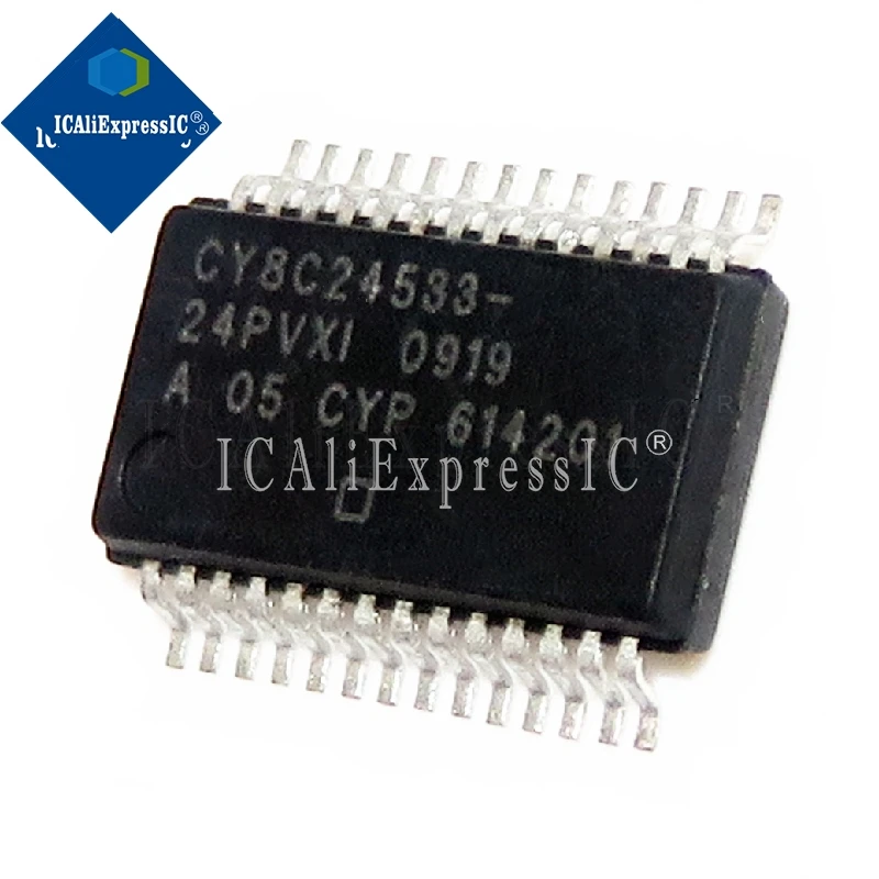 

5pcs/lot CY8C24533-24PVXI CY8C24533 SSOP-28 In Stock