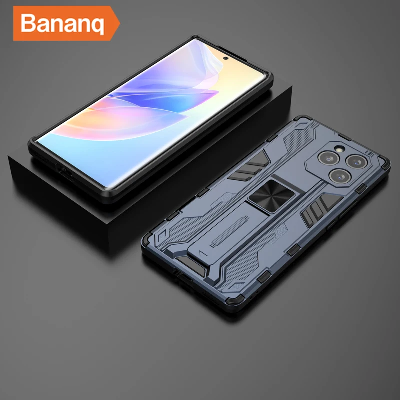 

Bananq Shockproof Armor Case For Honor 50 60 70 V40 X7 X8 X9 X10 X20 SE X30 Max Play 5T 6T Pro 5G 20 30 Plus Stand Phone Cover