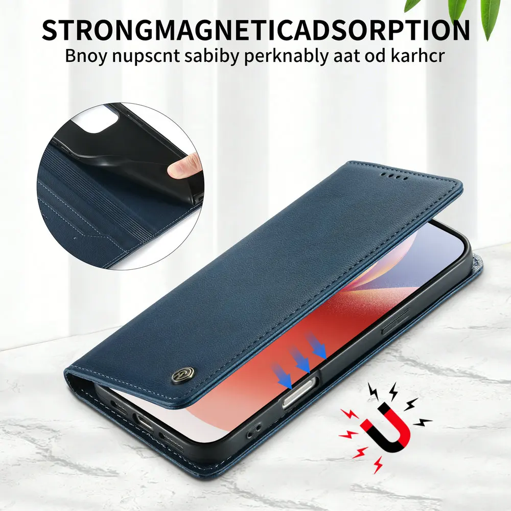 Etui portfelowe z magnetycznym zamknięciem, wykonane ze skóry, do telefonu Huawei Honor 600 Pro 5G, eleganckie etui typu książka do Honor 600 Lite, inteligentne etui do Honor 600 i 600E z ochroną RFID. — zdjęcie produktu 4