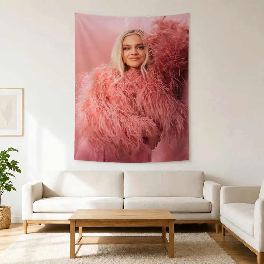 Singer K-Kelsea Ballerini Love S-Sick Flag Digital Printing Banner for Garage Wall Out Door Decoration Tapestry
