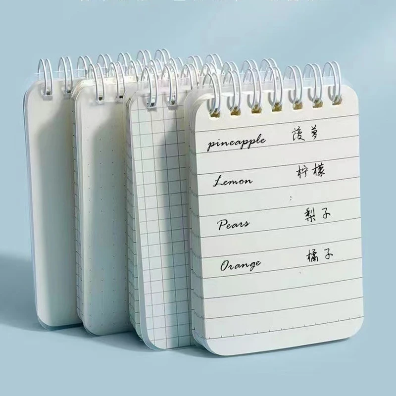 A7 Mini Notebook Portable Pocket Memo Simple Small Notepad Coil Booklet Office Stationery