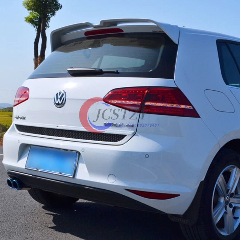 سبويلر سقف على طراز Oettinger لسيارة Volkswagen Golf7 MK7 7.5 GTI GTD GTE (ليست لـ R) سبويلر خلفي من البلاستيك ABS Aleron 2013 -2020