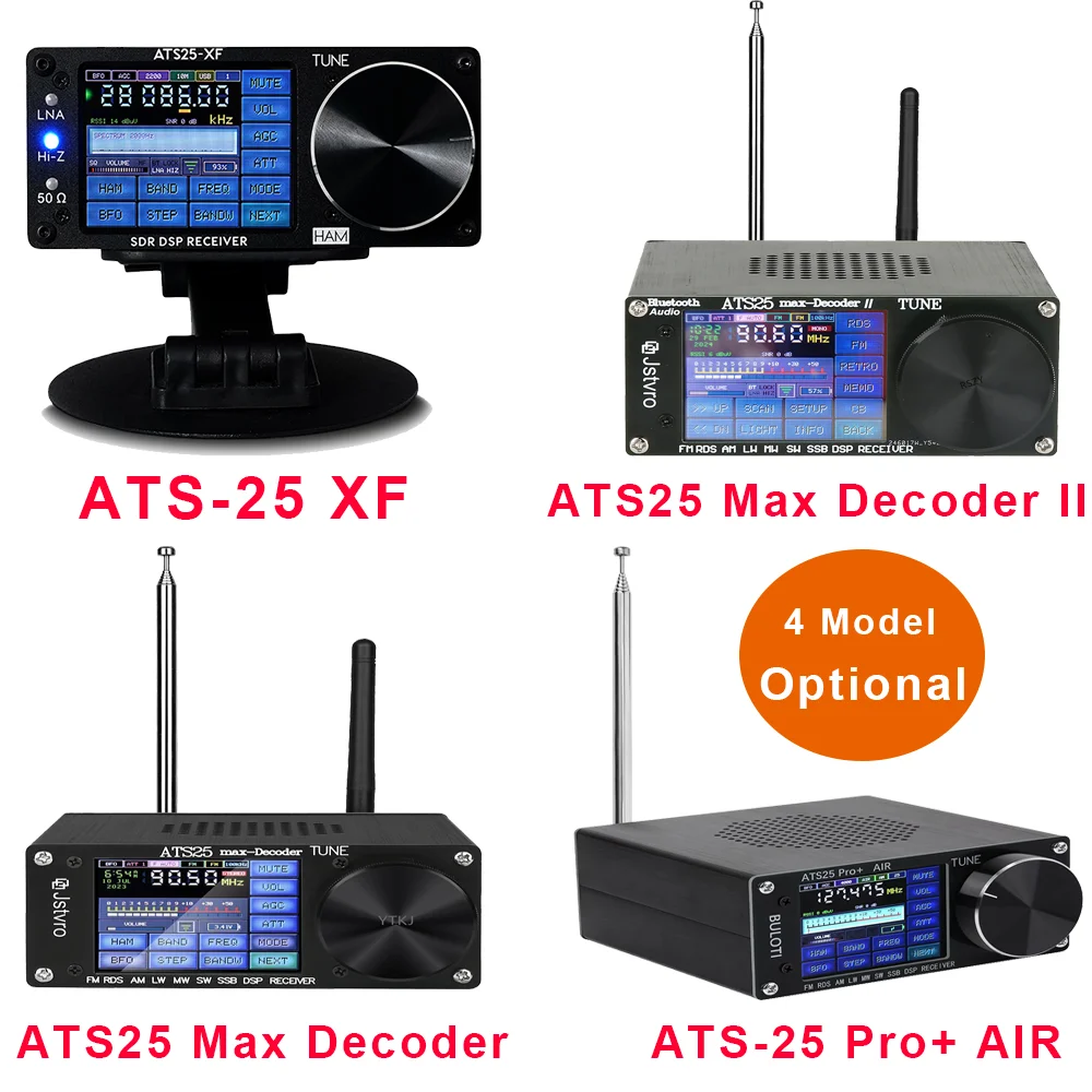 ATS25-XF Max Decoder II/I Pro+ Air DSP Full Radio Receiver WIFI FM