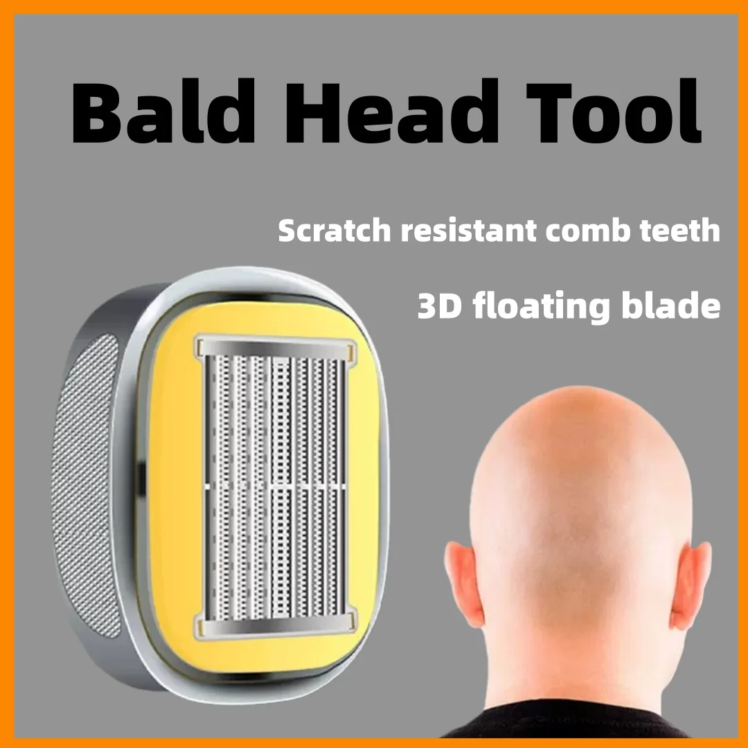 

Stainless Steel Razor & Hair Clipper for Armpit, Leg & Hand Hair, Clean Shave with No Razor Burns, Suitable for Bald Head Groom