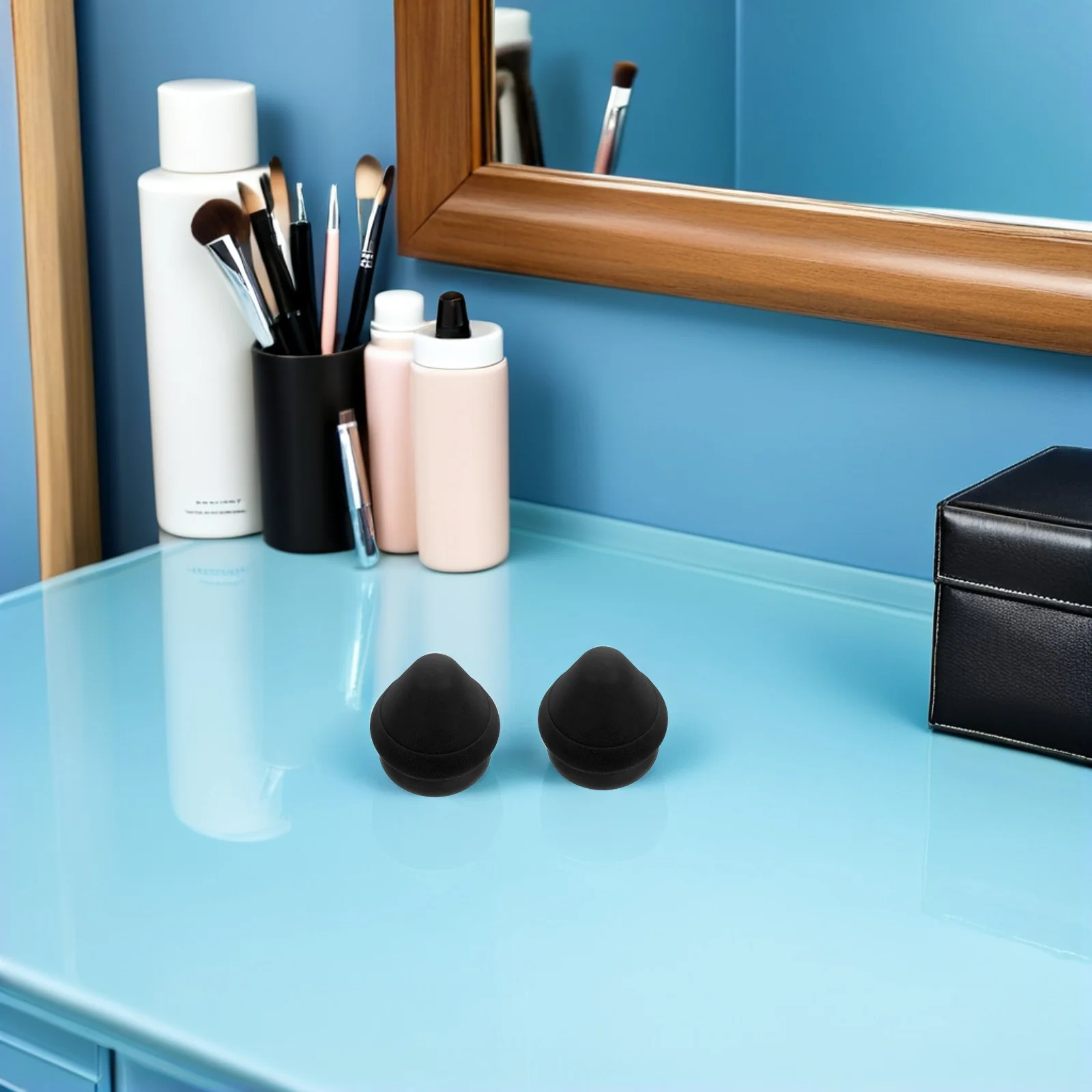 2個のハンドヘルドマッサージローラー、吸盤ベース付き、壁に取り付け可能、筋肉の結び目を取り除き、背中や首の緊張を和らげるフィットネス用