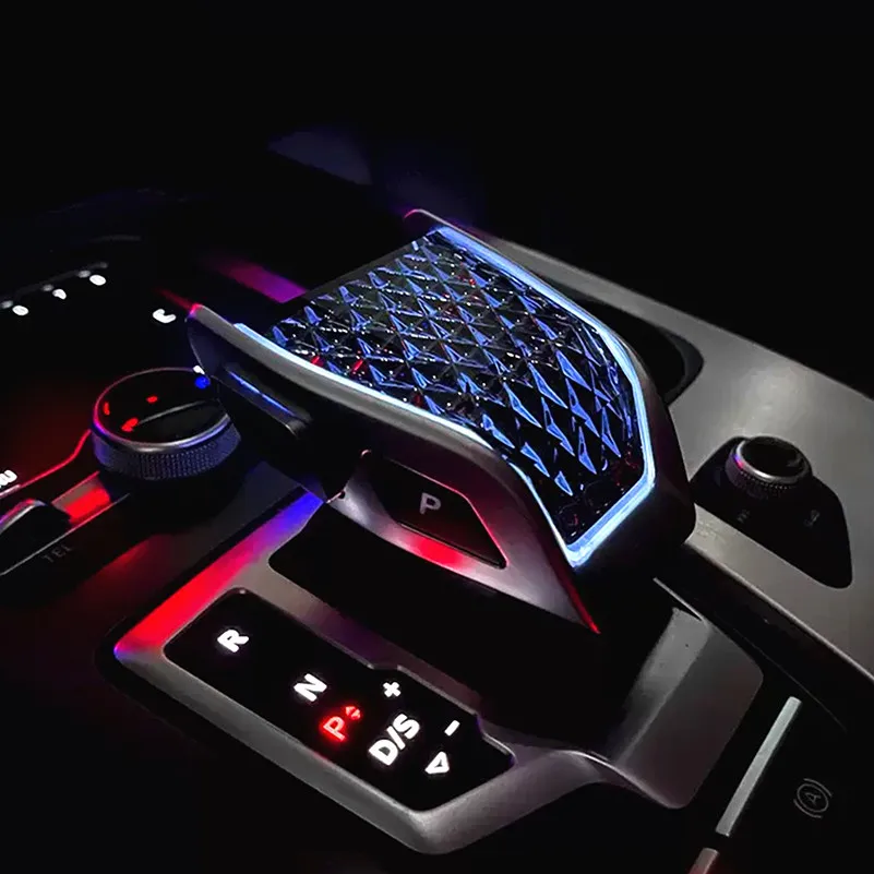 Car modification crystal gearshift lever is suitable for Audi A4, A5, A6L models.