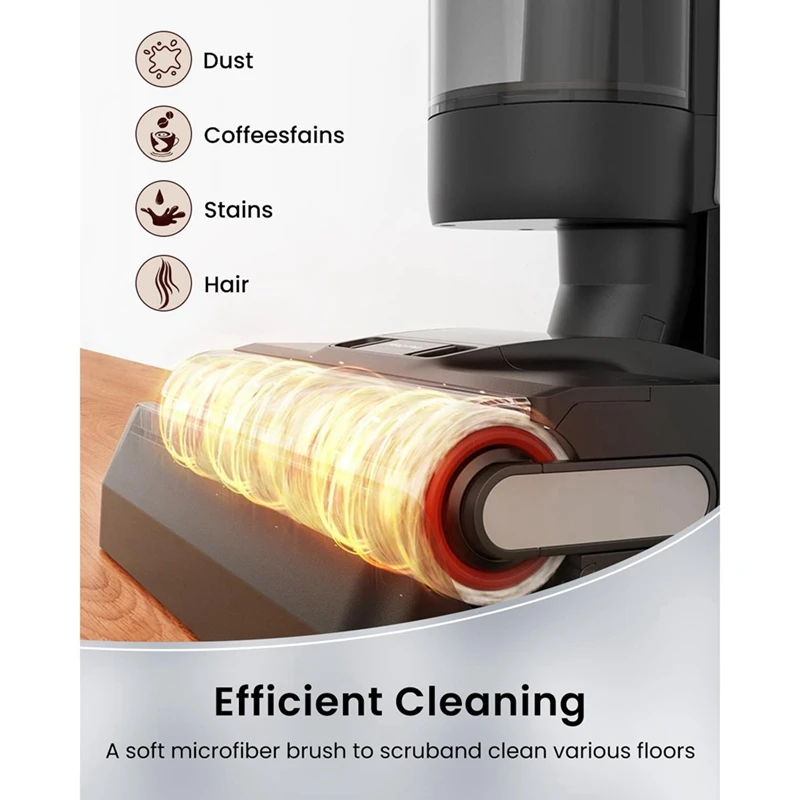 Hepa-Filter und Bürstenwalze für Dreame H12 Pro/ H12 Dual Nass Trocken Staubsauger Ersatzteile Zubehör Set