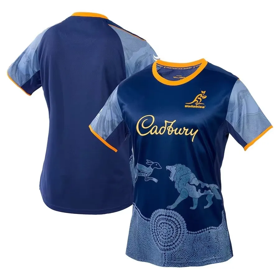 Wallabies Lions 2025 Tour Training Tee Rugby Jersey size S--5XL ( Print name and number )