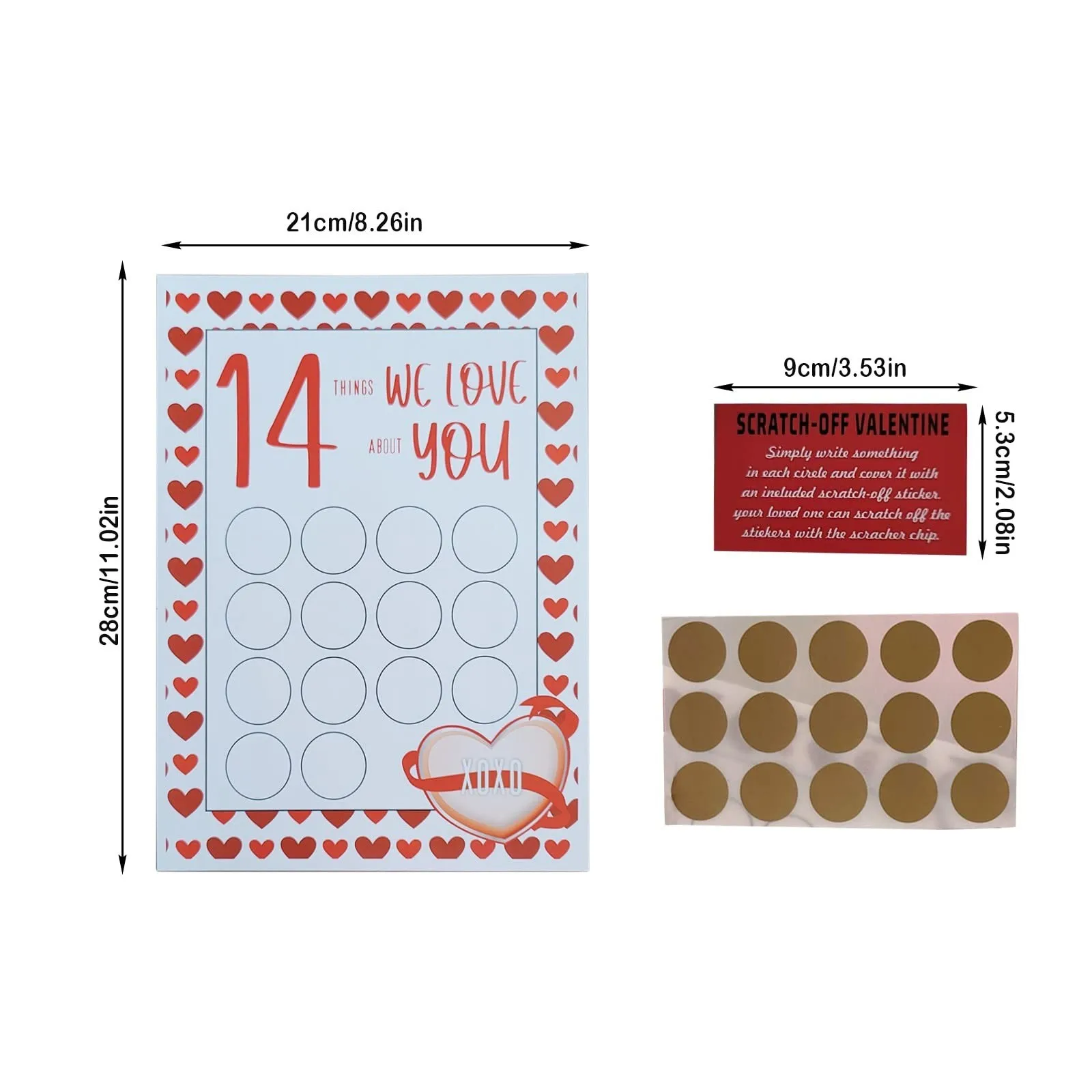 Creative Scratch-Off Cards Valentines Day Gift Love Coupons Anniversary Diy Gift Date Night Ideas For Couple Romantic Gift Fun view 5